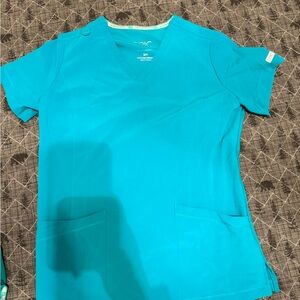 Women's Epic Teal Scrub TopAnd Pants